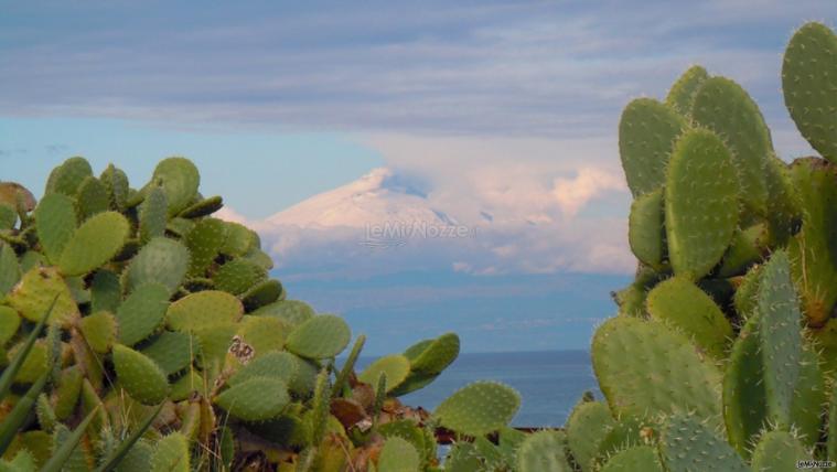 Villa Infinito Mare - La vista dell'Etna