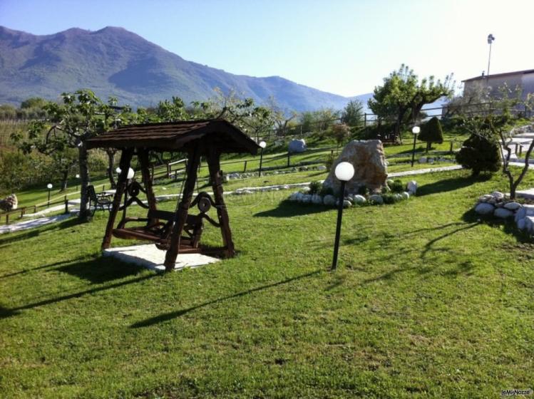 Giardino della location di matrimonio