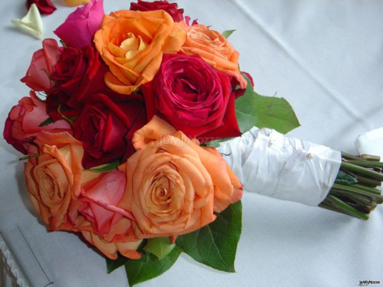 Bouquet rose colorate