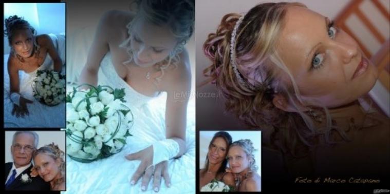 Fotografie della sposa a casa