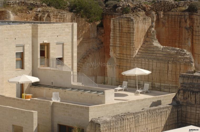 Una terrazza della struttura