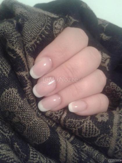 Allungamento in gel french inversa forma square arrotondata - Mia Nail Artist