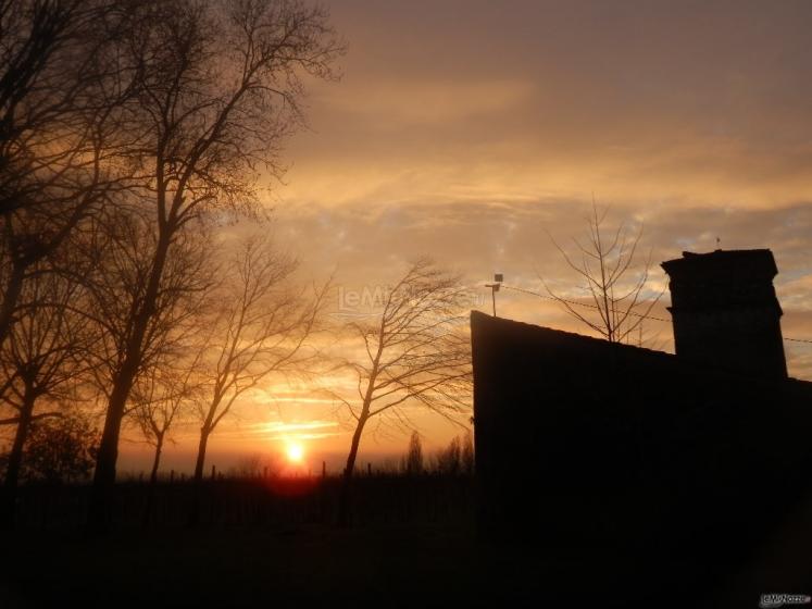 La torre colombaia al tramonto -Villa da Prato