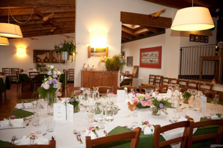 Sala interna dell'agriturismo