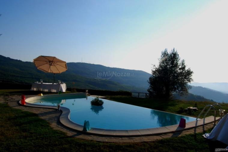 La piscina della Tenuta il Pilaccio