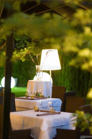 Uno scorcio sulla terrazza del ristorante La veranda.