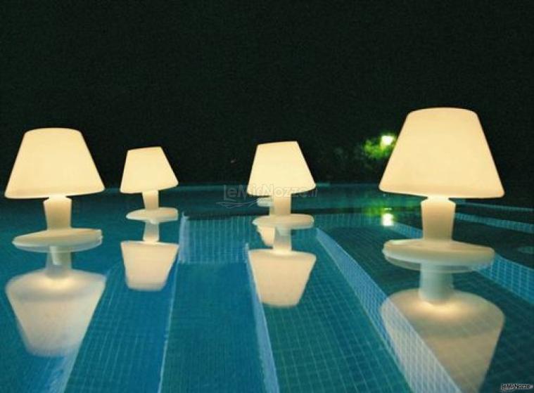 Illuminazione piscina