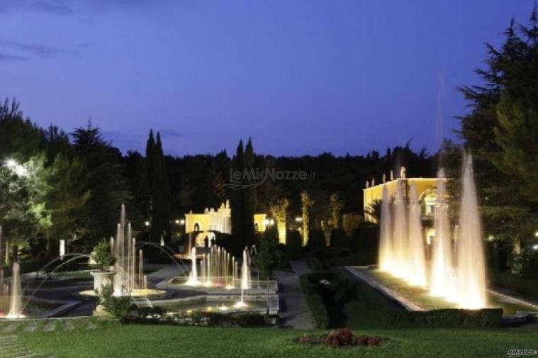 Fontane di Villa Fano del Poggio per il matrimonio