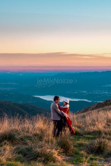 Carol Lerede - Coppia durante un tramonto sul Monte Mottarone