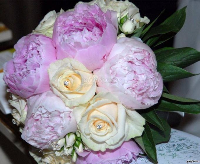 Bouquet rose e peonie