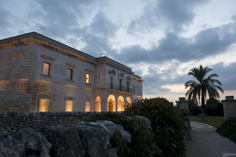 Relais Histò San Pietro sul Mar Piccolo - Vista della location di sera