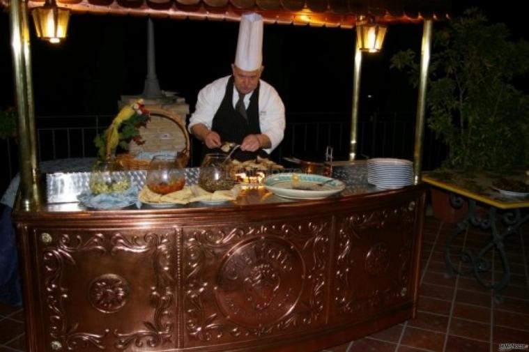 Buffet espresso per il matrimonio