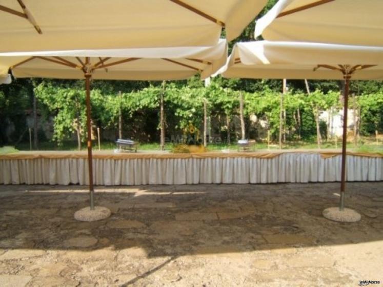 Gazebo per rinfreschi all'aperto