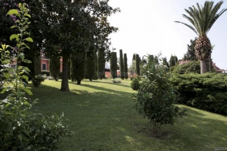 Giardino della location di matrimonio a Roma - Villa Francesca Club