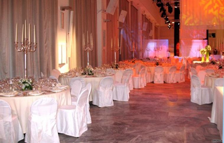 Allestimento di un matrimonio curato da Lucaroni Catering