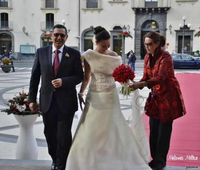 L'arrivo della sposa in chiesa