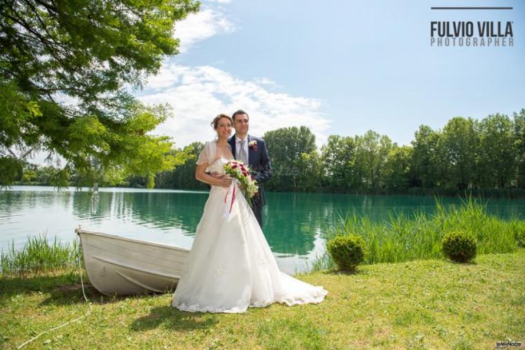 servizio fotografico in riva al lago