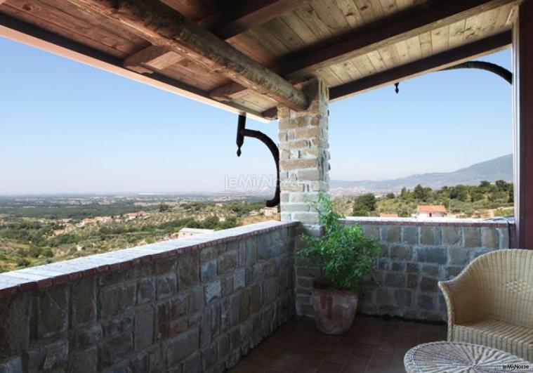 Vista dalla veranda di Torre in Pietra