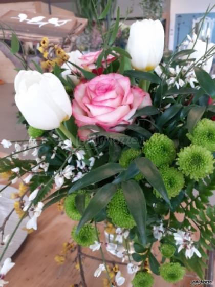 Peonia e Mirtillo - Il bouquet della sposa