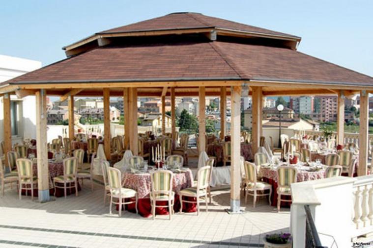 Gazebo per il ricevimento di matrimonio a Campobasso