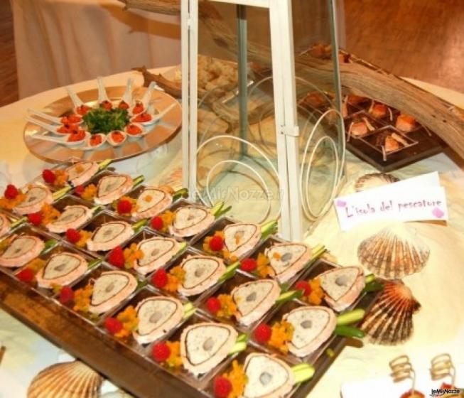 Finger food per il ricevimento di matrimonio