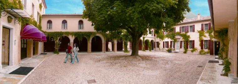 Chiostro della villa per il matrimonio a Treviso - Villa Marcello Marinelli