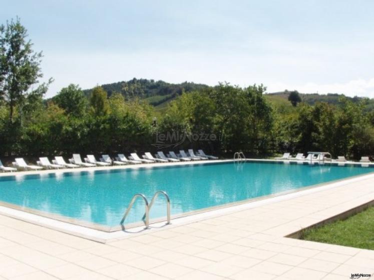 Piscina della location di matrimonio