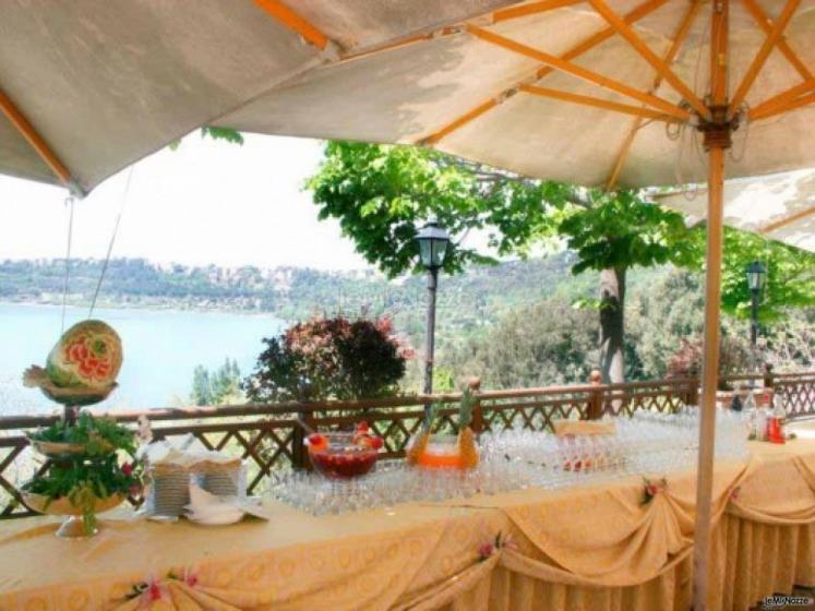 Aperitivo per il matrimonio - Villa degli Angeli a Castel Gandolfo (Roma)