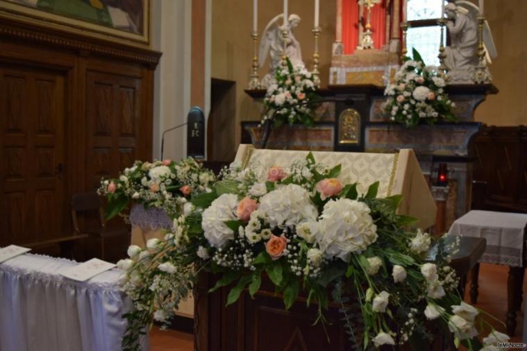 Siamo al Verde Fiori - Allestimento in chiesa