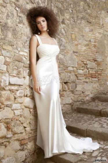 Angela Pascale Spose - Abito da sposa a sottoveste con intreccio sotto il seno