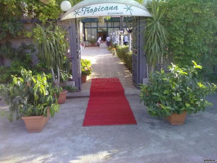 Ingresso a Villa Tropicana