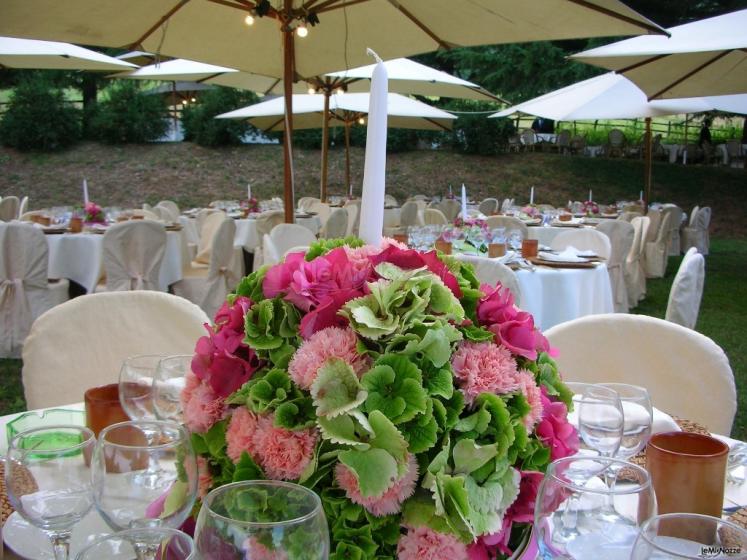 Cena Piano delle Rose con ortensie - Tenuta Le Chiuse di Reopasto