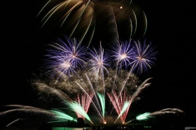 Fuochi d\'artificio per il matrimonio