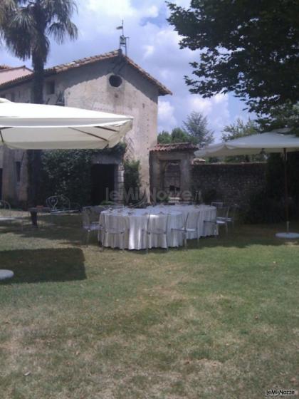 allestimento giardino, dettaglio -  Villa Manin Guerresco, Clauiano (Ud)