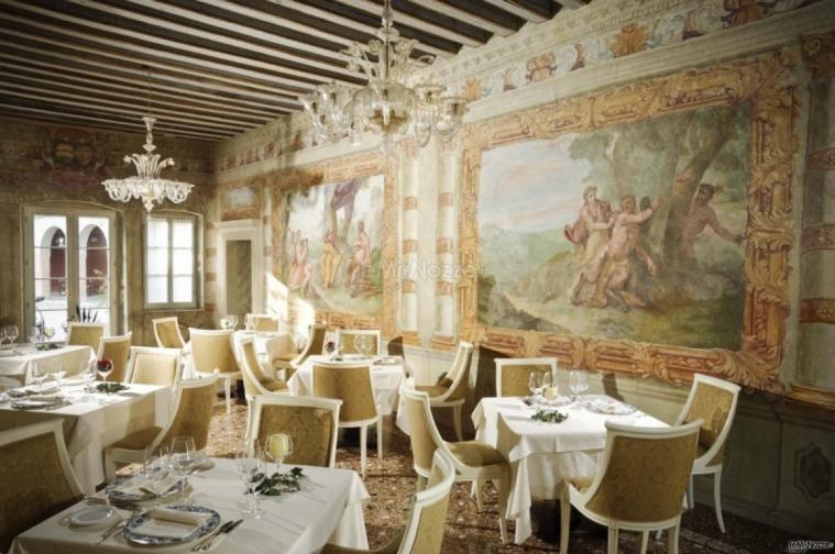 Ristorante della villa per il matrimonio