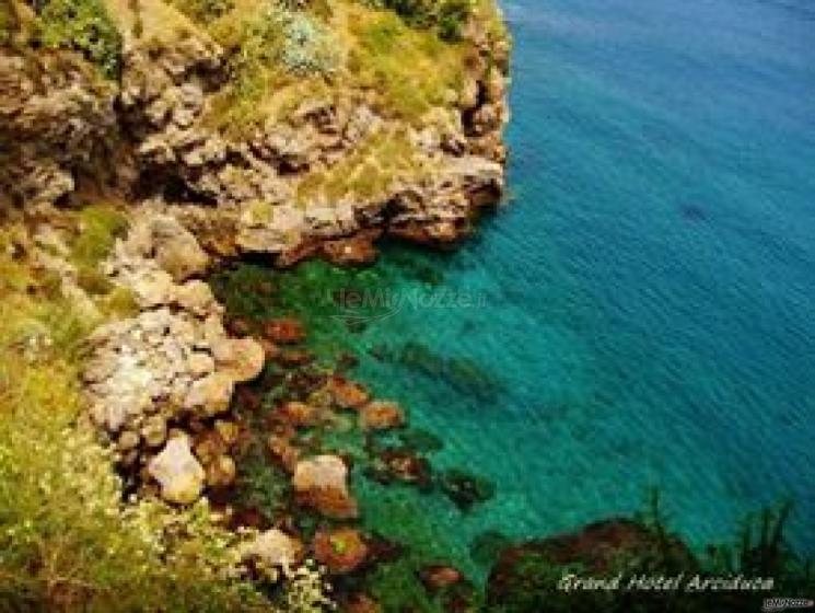 Il mare di Lipari dall'Aricduca Grand Hotel