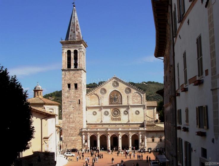 Vista del Duomo e Palazzo Bufalini