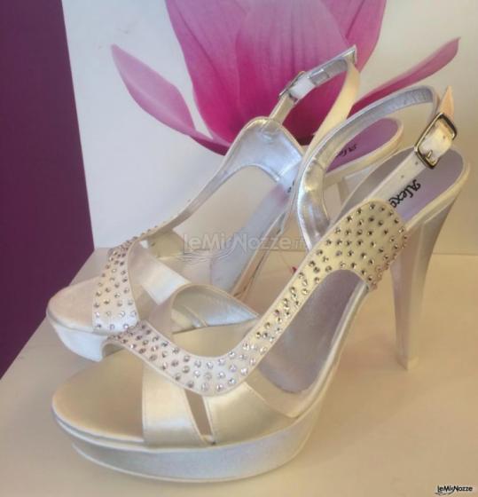 Sandalo per la sposa tacco 12 - € 110