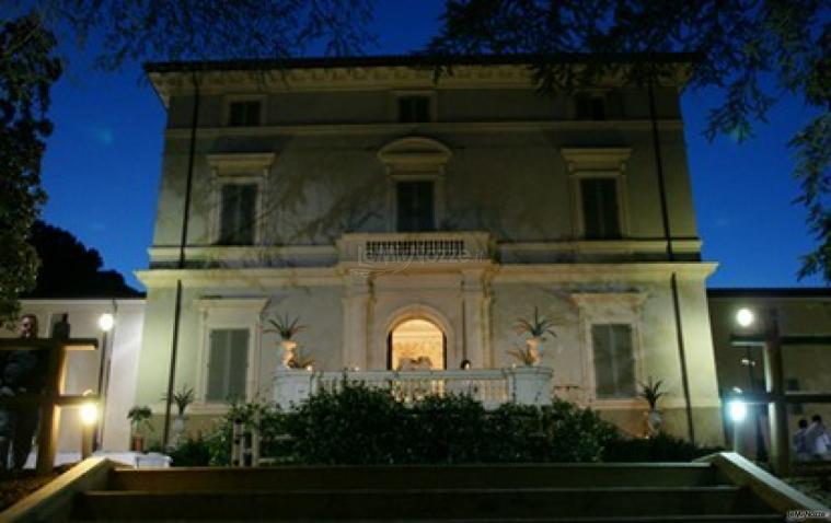 la villa di sera