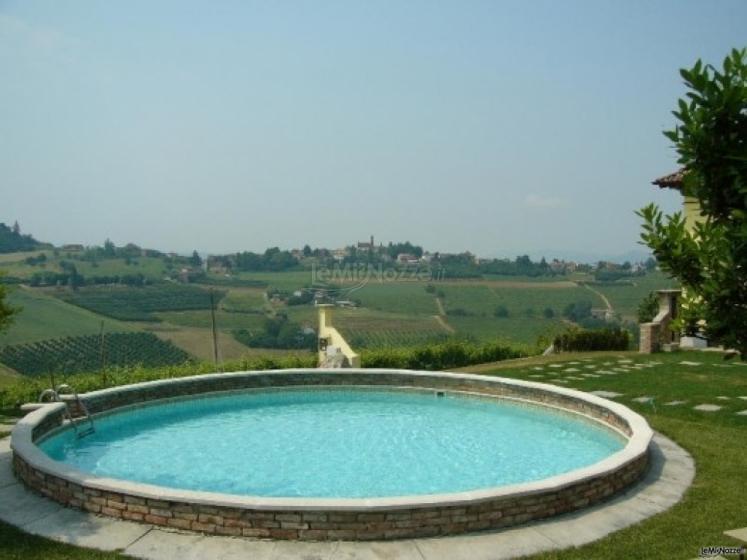 Piscina della location di matrimonio