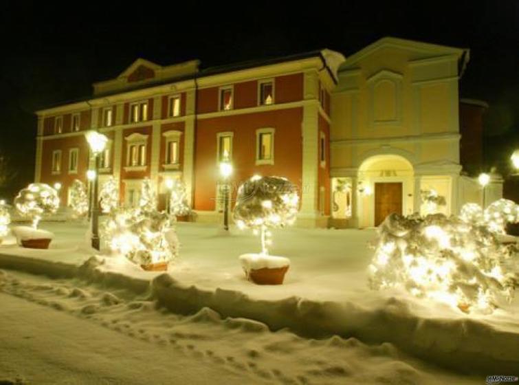 L'Hotel Monte del Re innevato