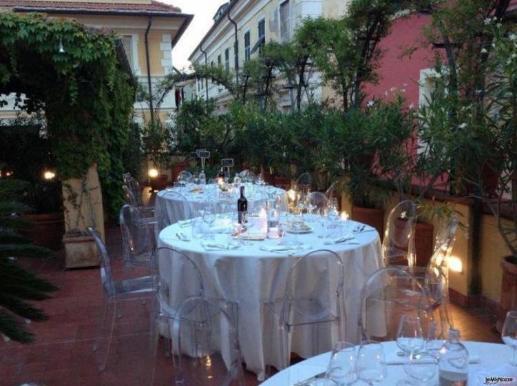 Terrazza per il ricevimento di matrimonio