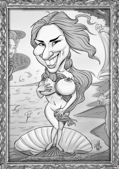 Sbrò - Caricature per la laurea a Verona