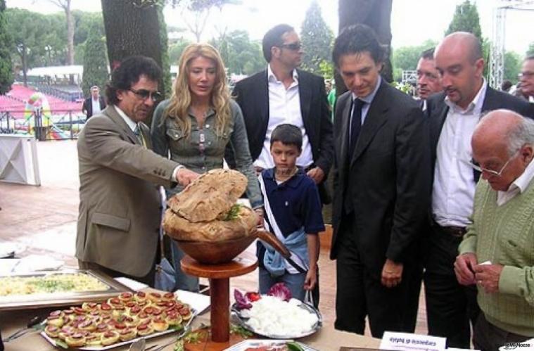 Gabriella Carlucci ad un ricevimento di Top catering Latina