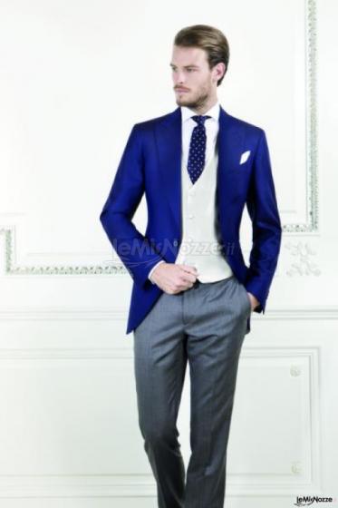 Mezzo tight blu per il matrimonio