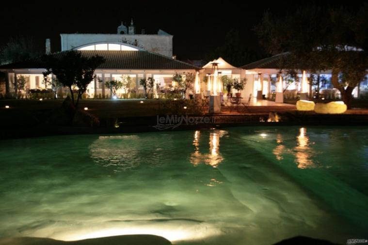 Masseria Pietrasole - Piscina della location di matrimonio