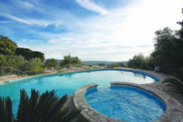 Piscina della location di matrimonio