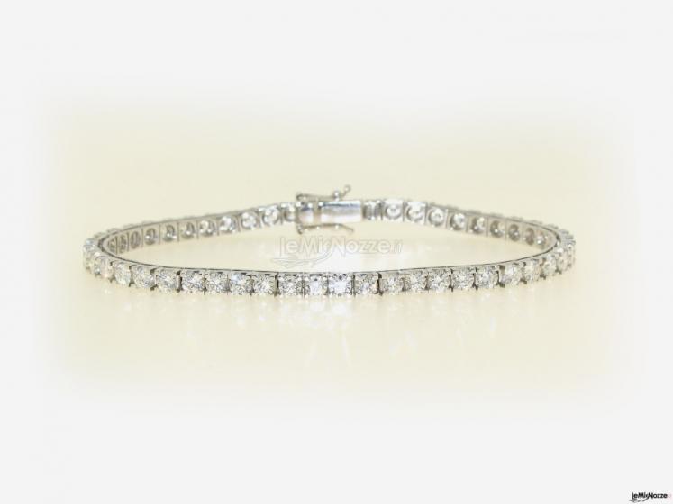 Bracciale tennis diamanti ct. 7,00 - Gioielleria Dal Maso