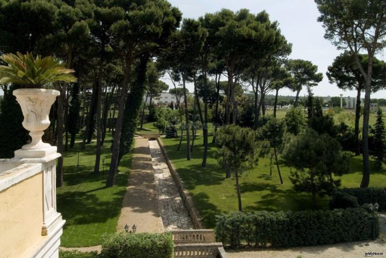 Casa Isabella - Vista dall'alto del parco della location