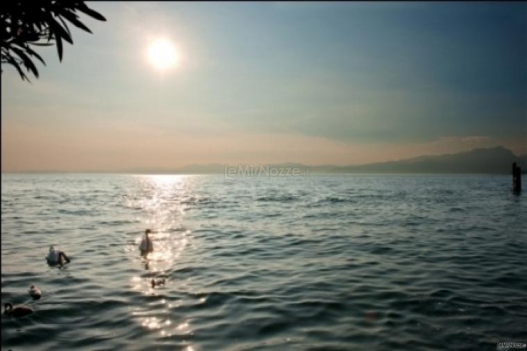 Vista sul Lago di Garda dalla location di nozze